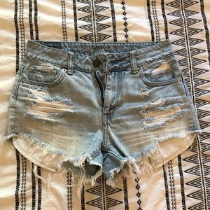American Eagle high waisted shorts